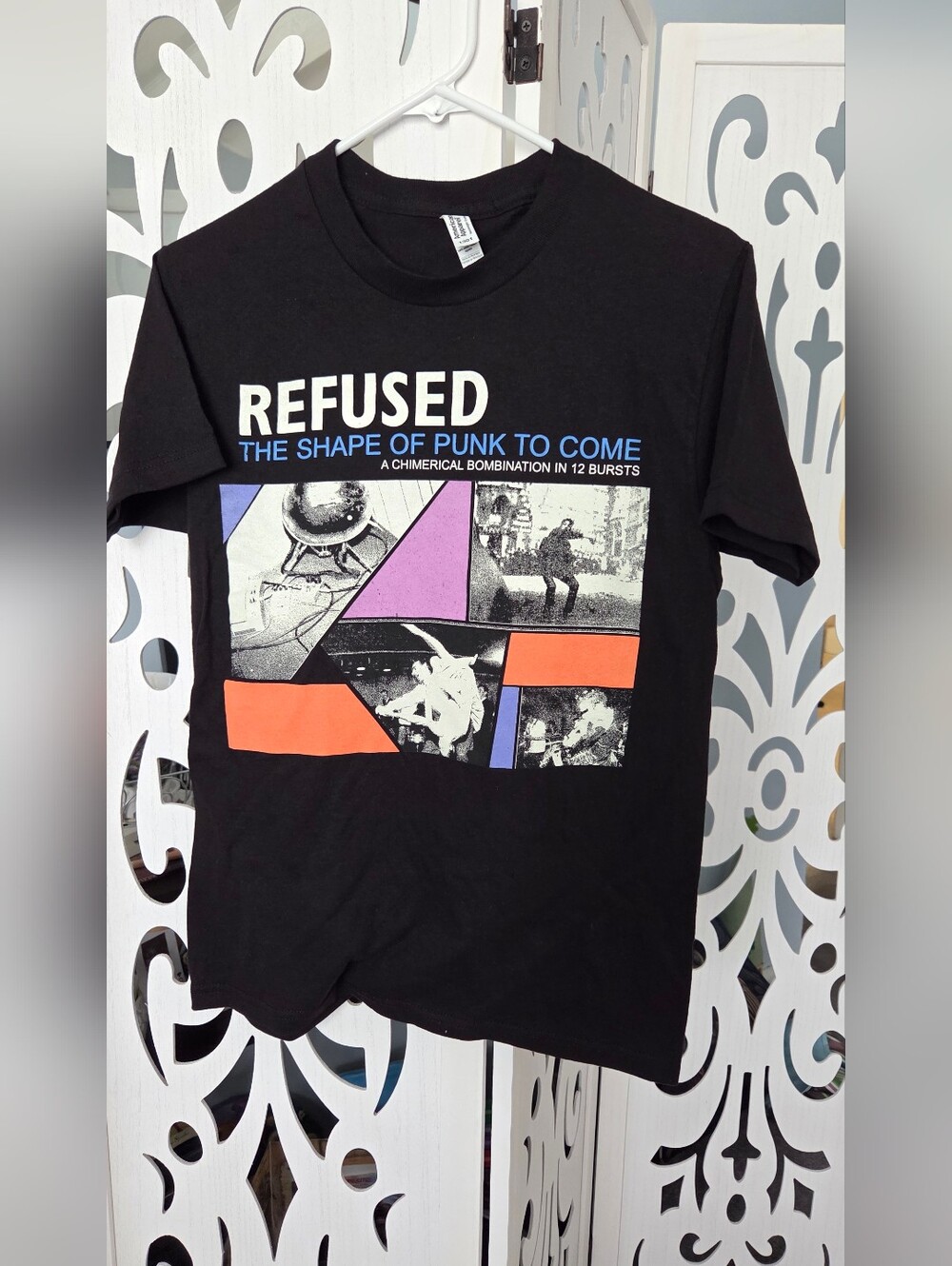 Refused The Shape Of Punk To Come Album Black T Shirt Mens Small NWOT Hardcore